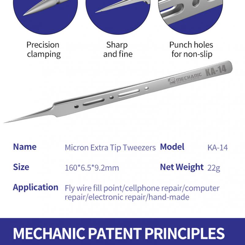 MECHANIC micron extra sharp tweezer