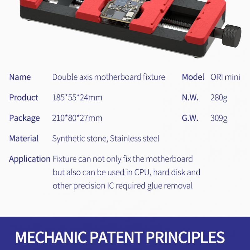 Double axis motherboard fixture