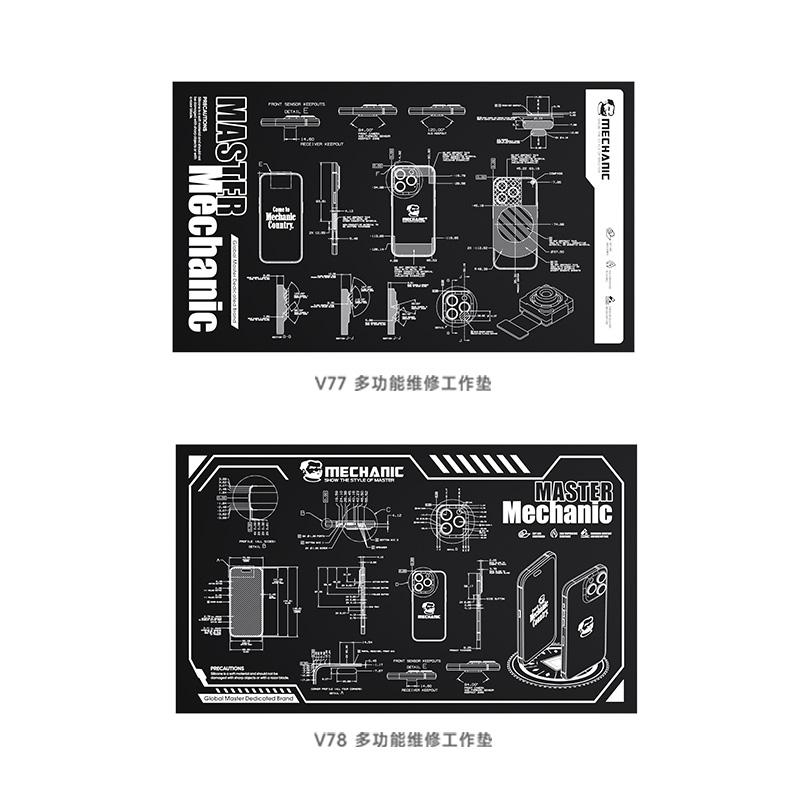 Multi-functional repair work mat