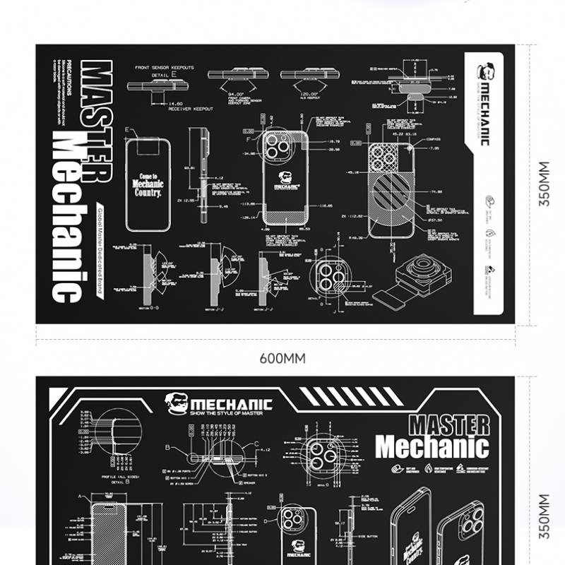 Multi-functional repair work mat