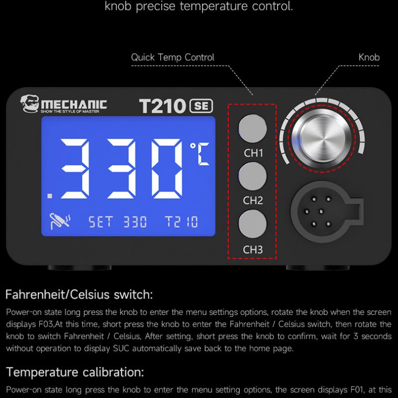 Mechanic Min Digital display thermostatic soldering station